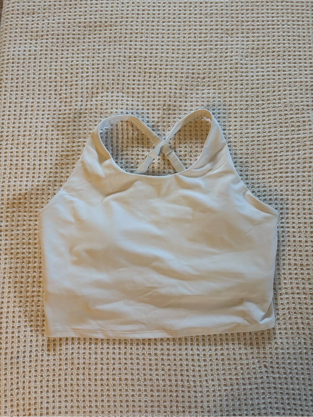 White Sports Bra